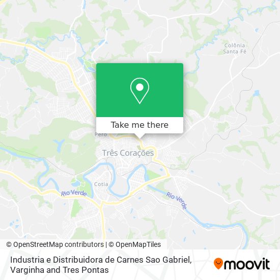 Industria e Distribuidora de Carnes Sao Gabriel map