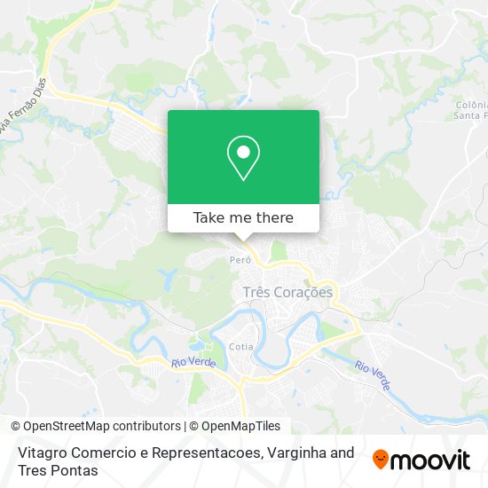 Vitagro Comercio e Representacoes map