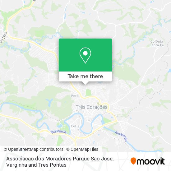 Associacao dos Moradores Parque Sao Jose map