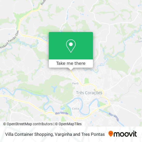Villa Container Shopping map