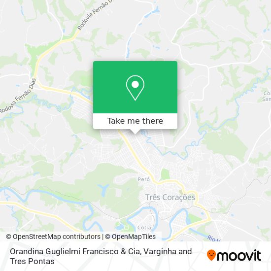 Orandina Guglielmi Francisco & Cia map