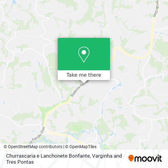 Churrascaria e Lanchonete Bonfante map