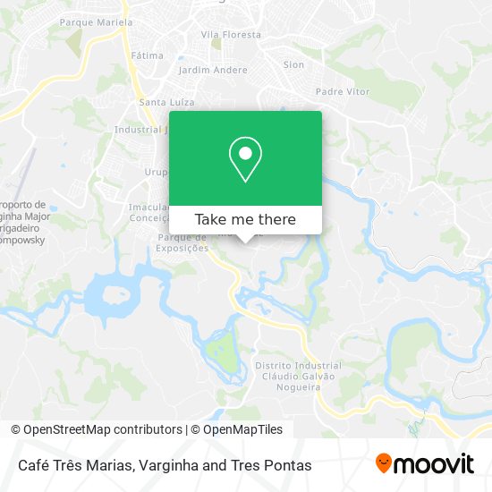 Café Três Marias map