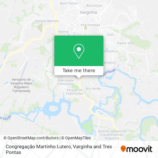 Congregação Martinho Lutero map