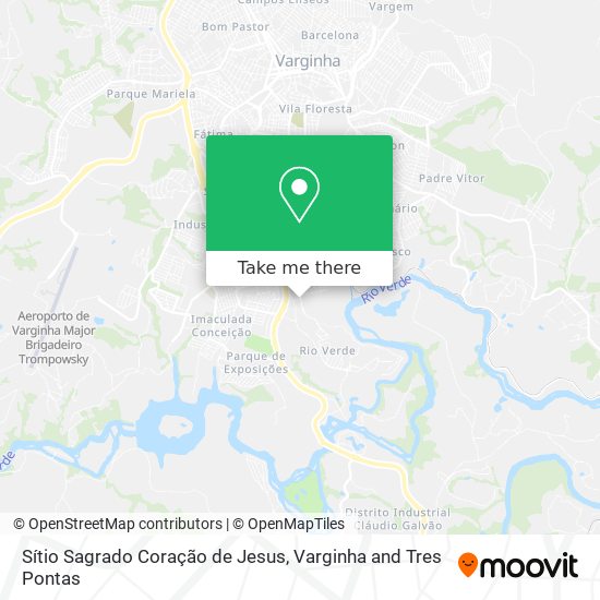 Sítio Sagrado Coração de Jesus map