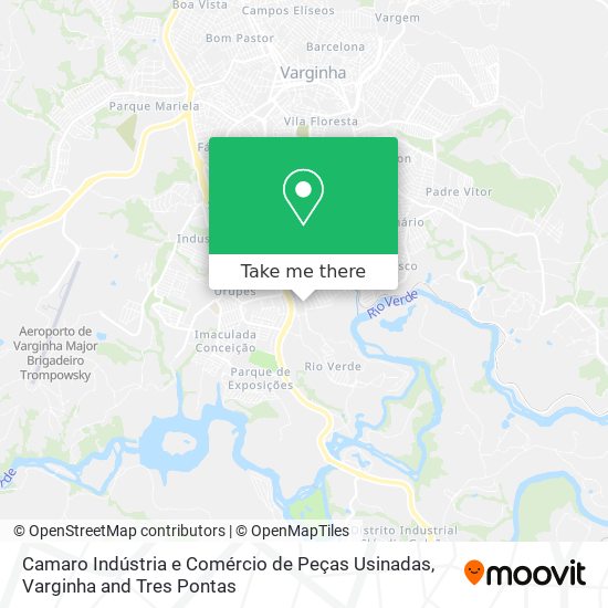 Camaro Indústria e Comércio de Peças Usinadas map