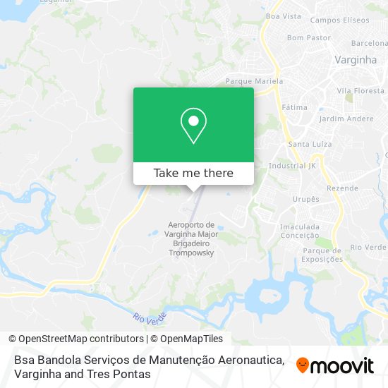 Bsa Bandola Serviços de Manutenção Aeronautica map