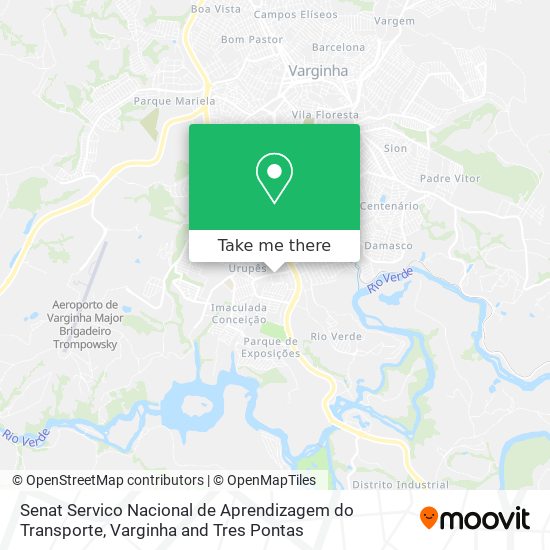 Mapa Senat Servico Nacional de Aprendizagem do Transporte