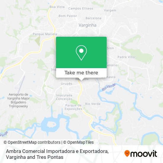 Ambra Comercial Importadora e Exportadora map