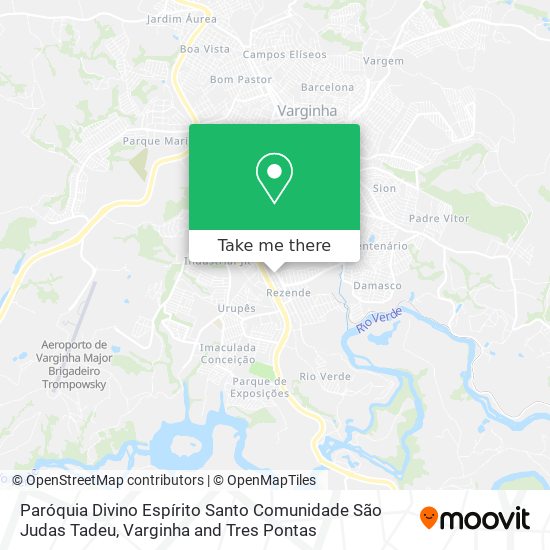 Paróquia Divino Espírito Santo Comunidade São Judas Tadeu map