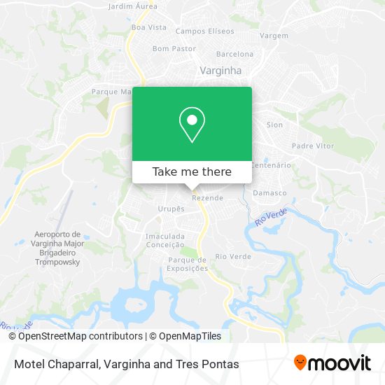 Motel Chaparral map