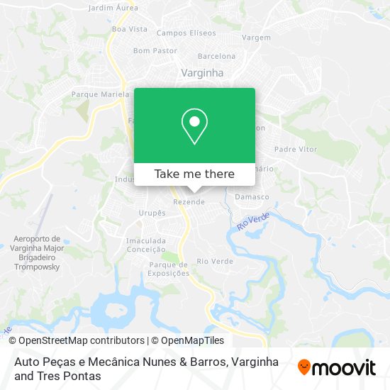 Auto Peças e Mecânica Nunes & Barros map