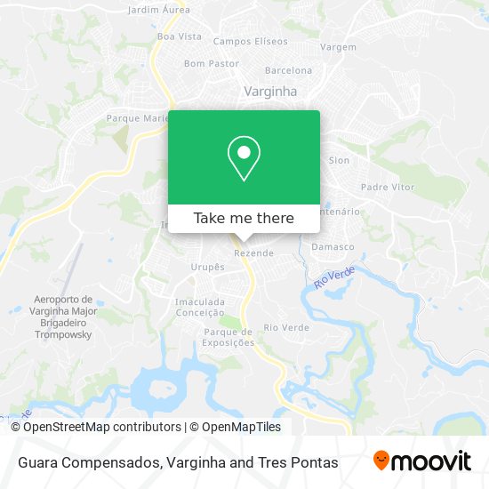 Guara Compensados map