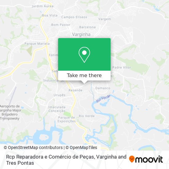 Rcp Reparadora e Comércio de Peças map