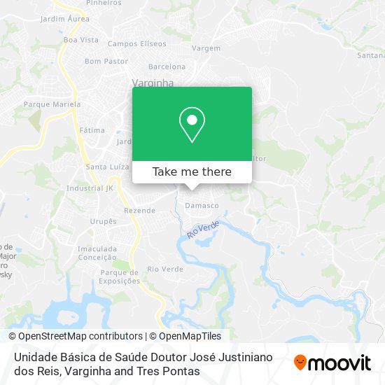 Unidade Básica de Saúde Doutor José Justiniano dos Reis map