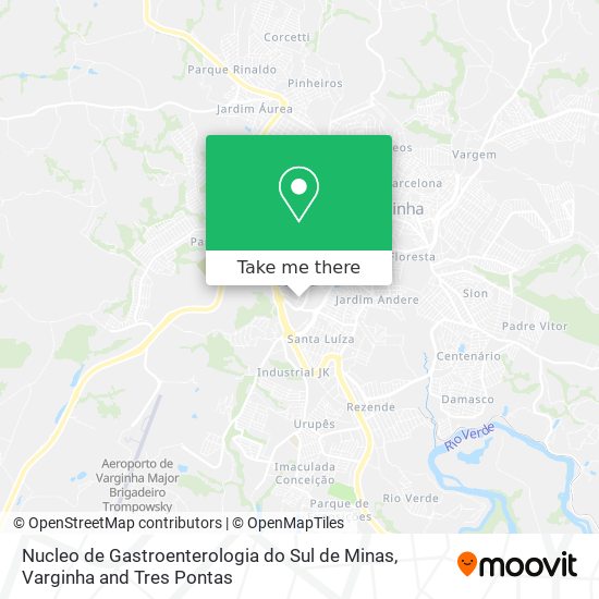 Nucleo de Gastroenterologia do Sul de Minas map