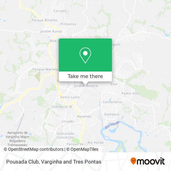 Pousada Club map