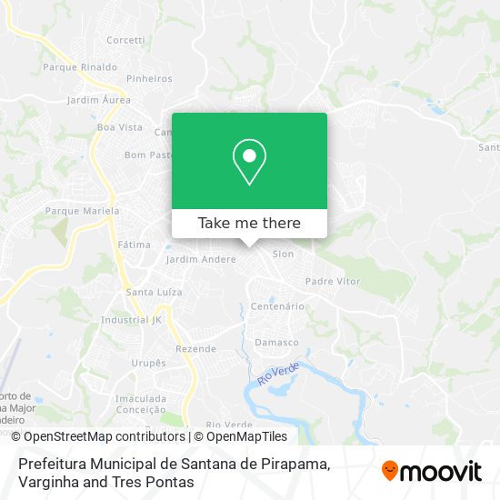 Prefeitura Municipal de Santana de Pirapama map