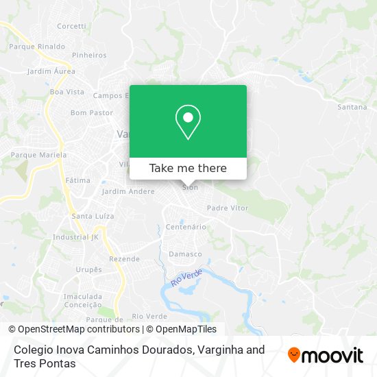 Colegio Inova Caminhos Dourados map