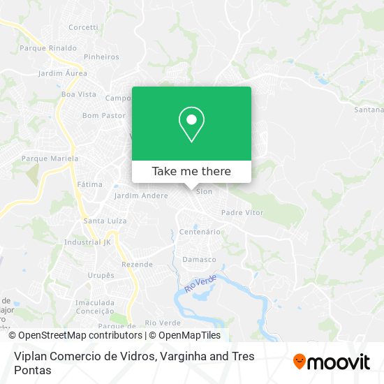 Viplan Comercio de Vidros map
