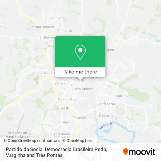Partido da Social Democracia Brasileira Psdb map