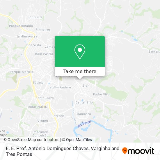 E. E. Prof. Antônio Domingues Chaves map