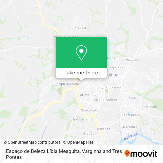 Espaço de Beleza Líbia Mesquita map