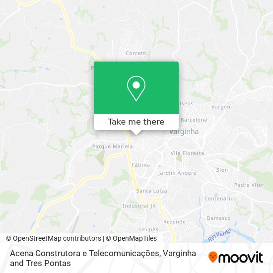 Acena Construtora e Telecomunicações map