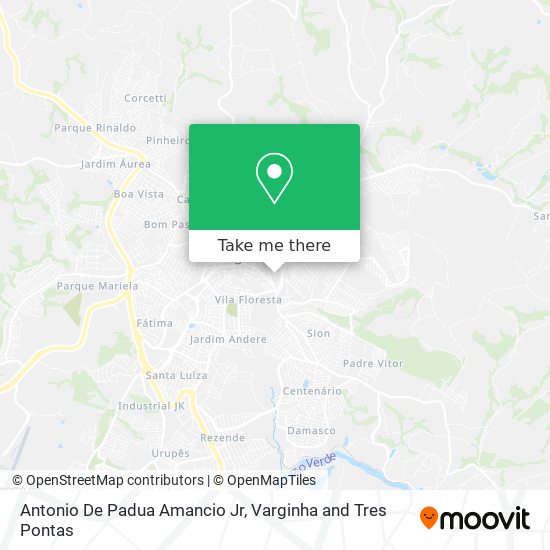 Antonio De Padua Amancio Jr map