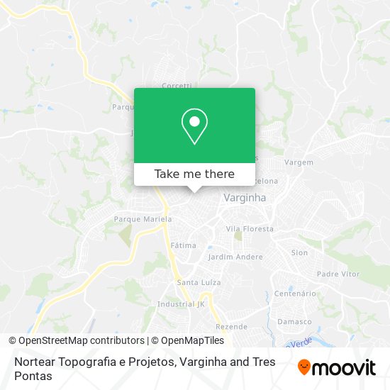 Nortear Topografia e Projetos map