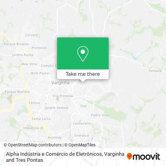 Alpha Indústria e Comércio de Eletrônicos map