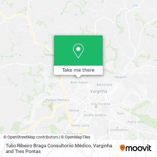 Tulio Ribeiro Braga Consultoriio Médico map