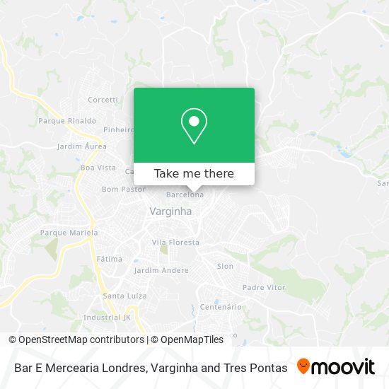 Bar E Mercearia Londres map