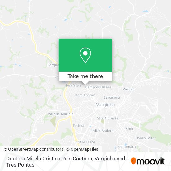 Doutora Mirela Cristina Reis Caetano map
