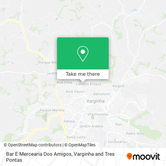 Bar E Mercearia Dos Amigos map