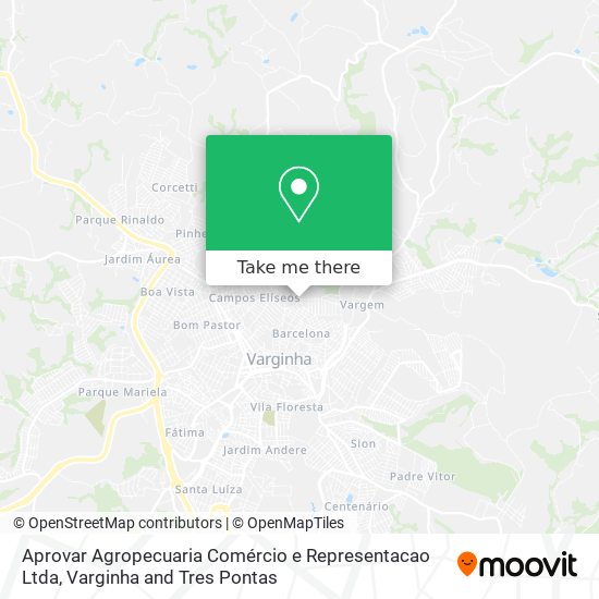 Aprovar Agropecuaria Comércio e Representacao Ltda map