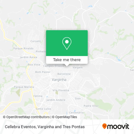 Mapa Cellebra Eventos