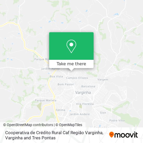 Cooperativa de Crédito Rural Caf Região Varginha map