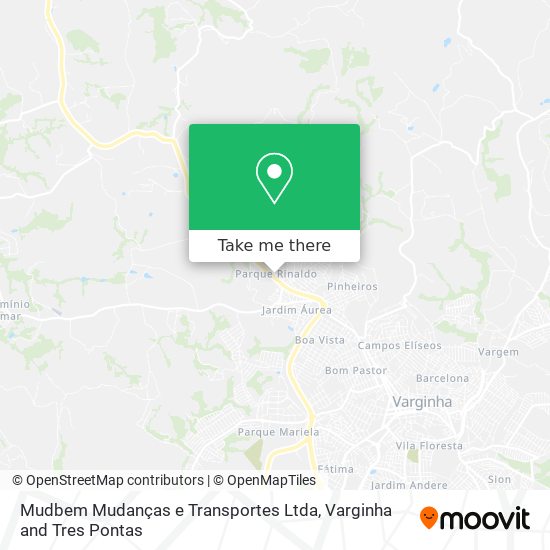 Mudbem Mudanças e Transportes Ltda map