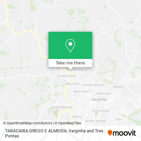 TABACARIA GREGO E ALMEIDA map