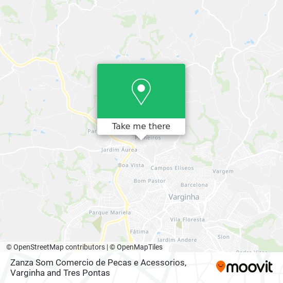 Zanza Som Comercio de Pecas e Acessorios map