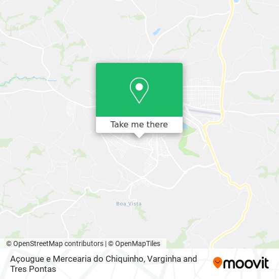 Mapa Açougue e Mercearia do Chiquinho