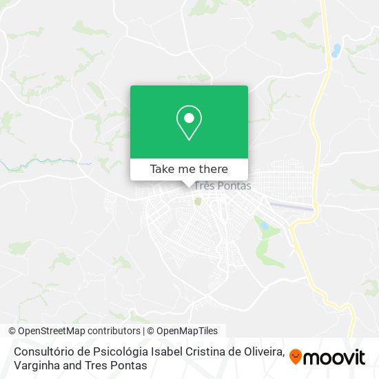 Consultório de Psicológia Isabel Cristina de Oliveira map