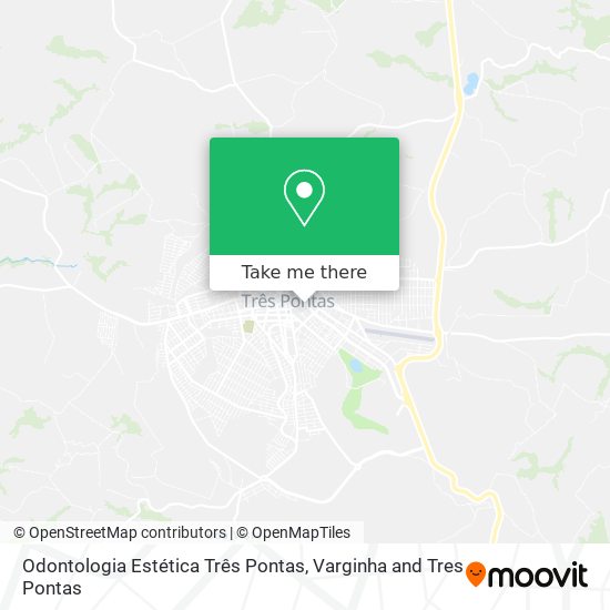 Odontologia Estética Três Pontas map