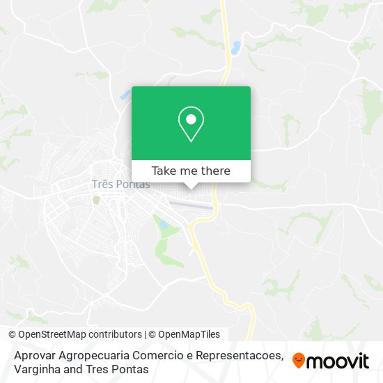 Aprovar Agropecuaria Comercio e Representacoes map