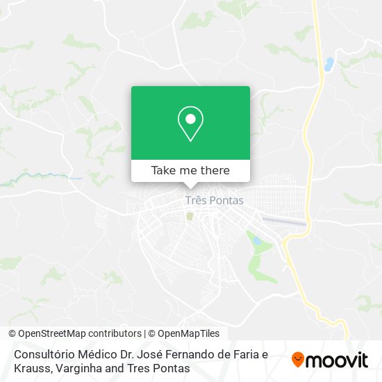 Consultório Médico Dr. José Fernando de Faria e Krauss map