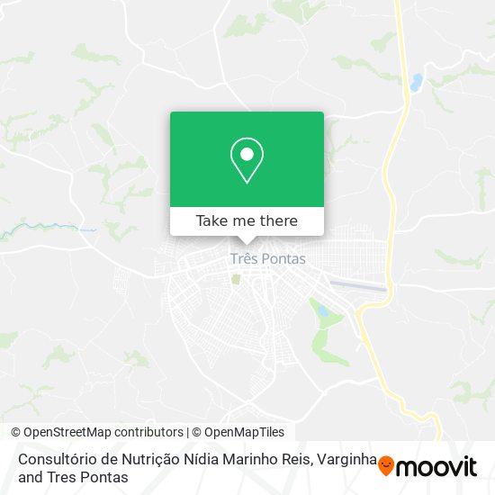 Consultório de Nutrição Nídia Marinho Reis map