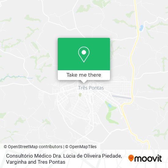 Mapa Consultório Médico Dra. Lúcia de Oliveira Piedade