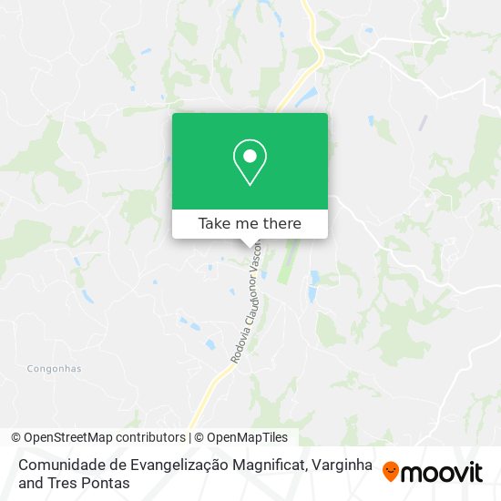 Comunidade de Evangelização Magnificat map