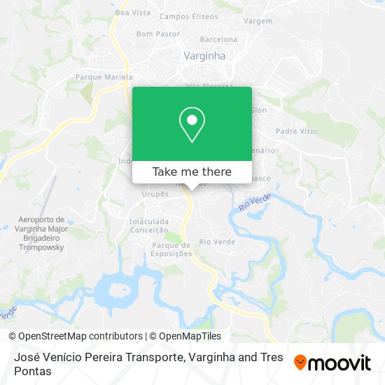José Venício Pereira Transporte map